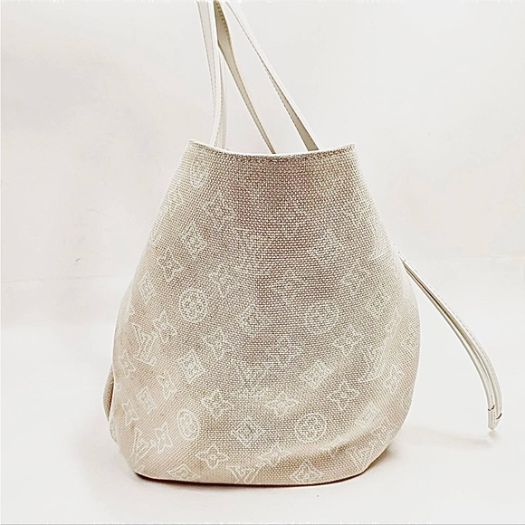 Louis Vuitton Cream and Tan Tote Set - Picture 7 of 8